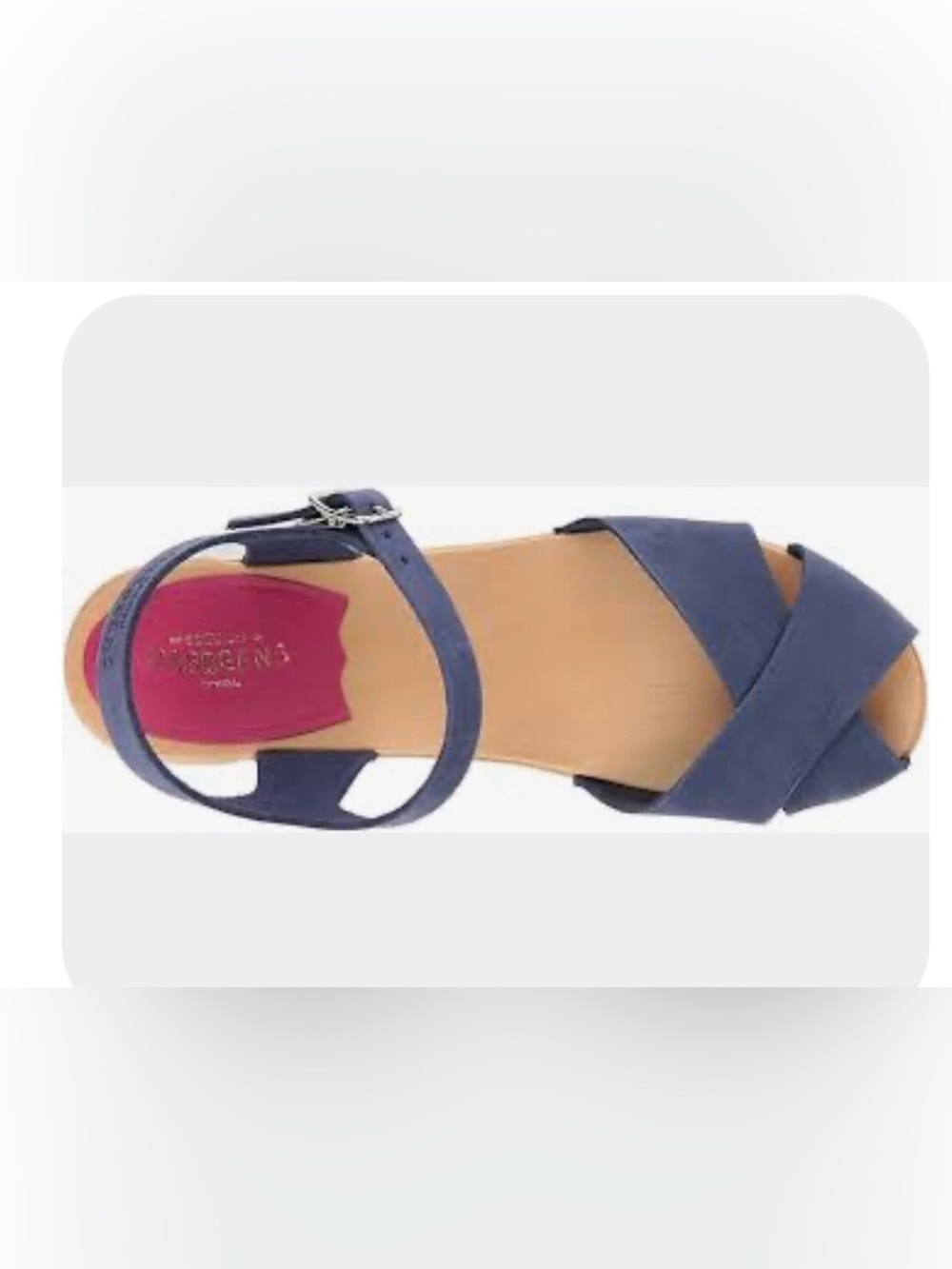 Swedish Hasbeens clog Mirja blue sandals size 39 or 9